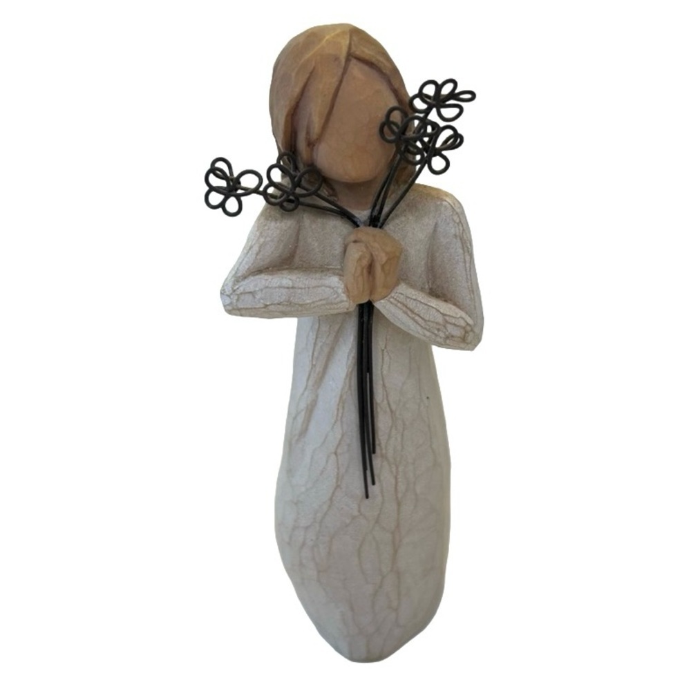 Willow Tree FRIENDSHIP Susan Lordi Demdaco 2004 Girl With Flowers 5”